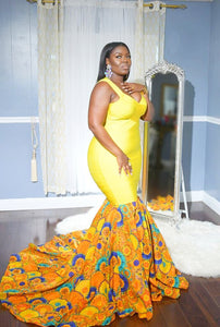 "Queen of the Sun" Bandage Gown